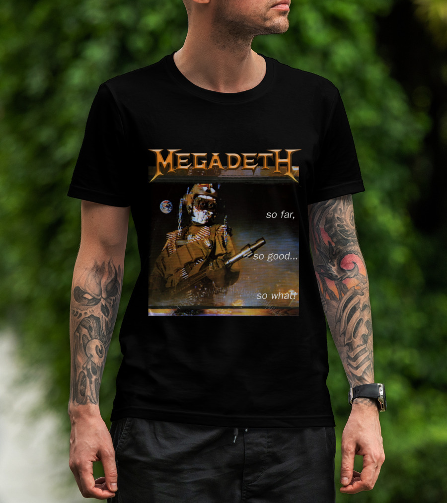 Megadeth So Far So Good So What Mgd-Ms T-Shirt