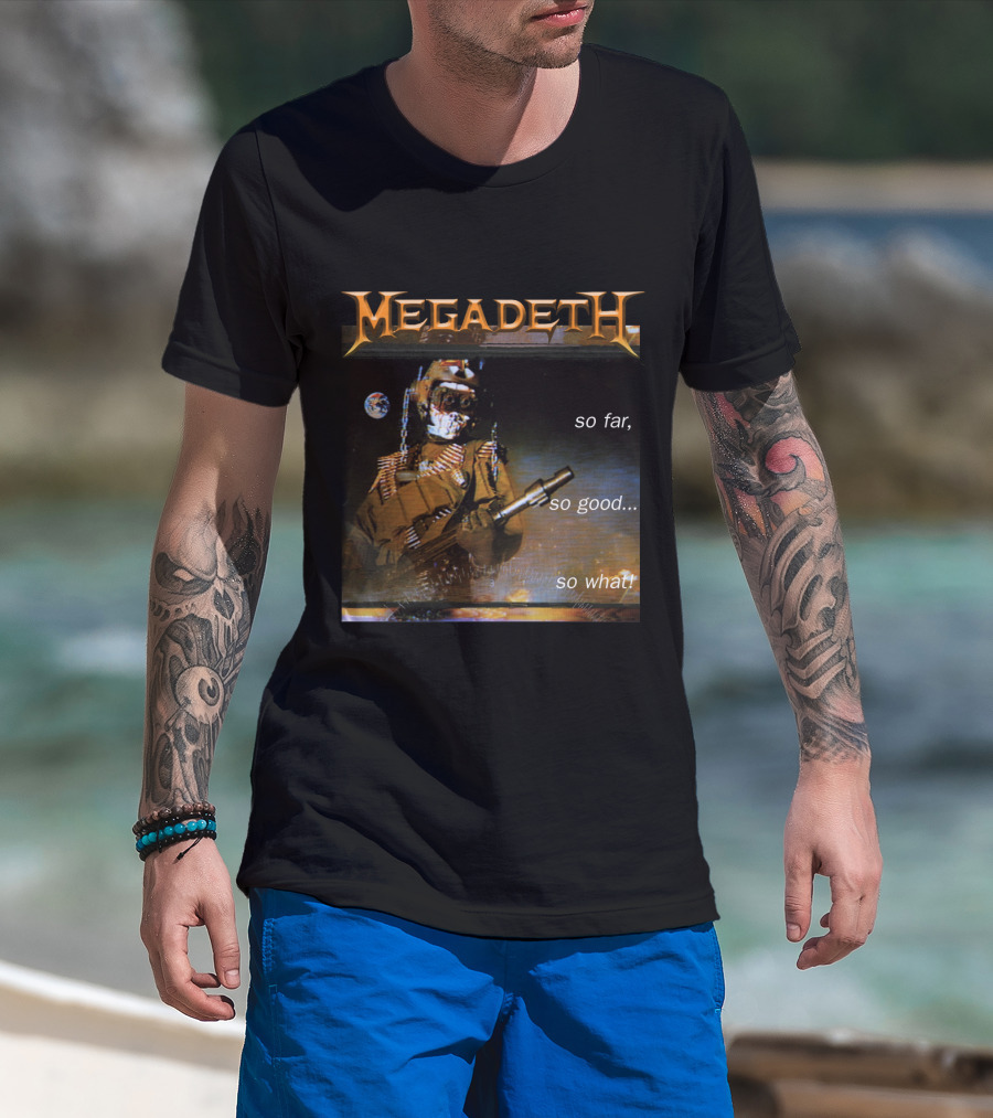 Megadeth So Far So Good So What Mgd-Ms T-Shirt
