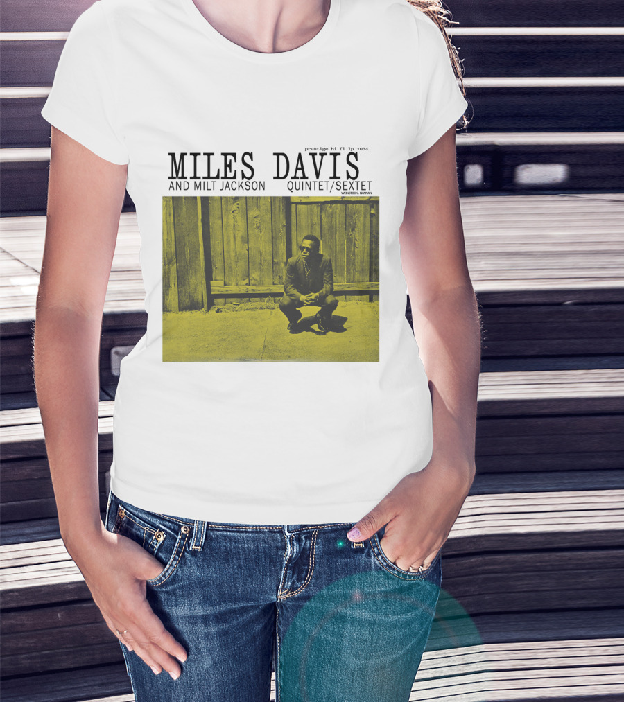 Miles Davis And Milt Jackson Quintet/Sextet Prestige Hi Fi Lp 7034 T-Shirt