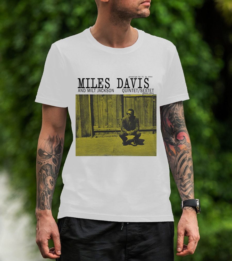 Miles Davis And Milt Jackson Quintet/Sextet Prestige Hi Fi Lp 7034 T-Shirt