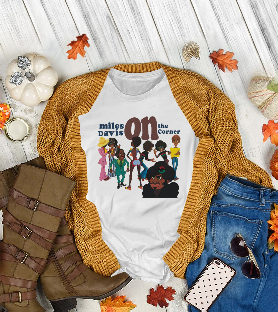 Miles Davis On The Corner Characters T-Shirt