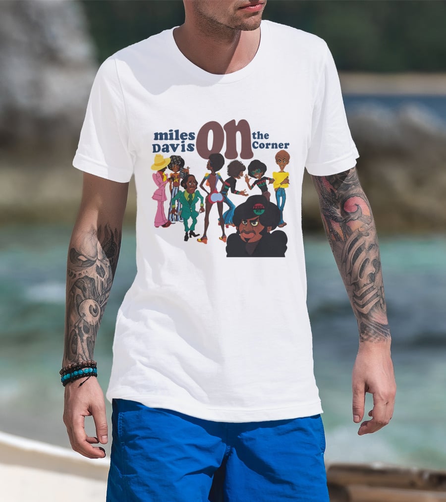 Miles Davis On The Corner Characters T-Shirt