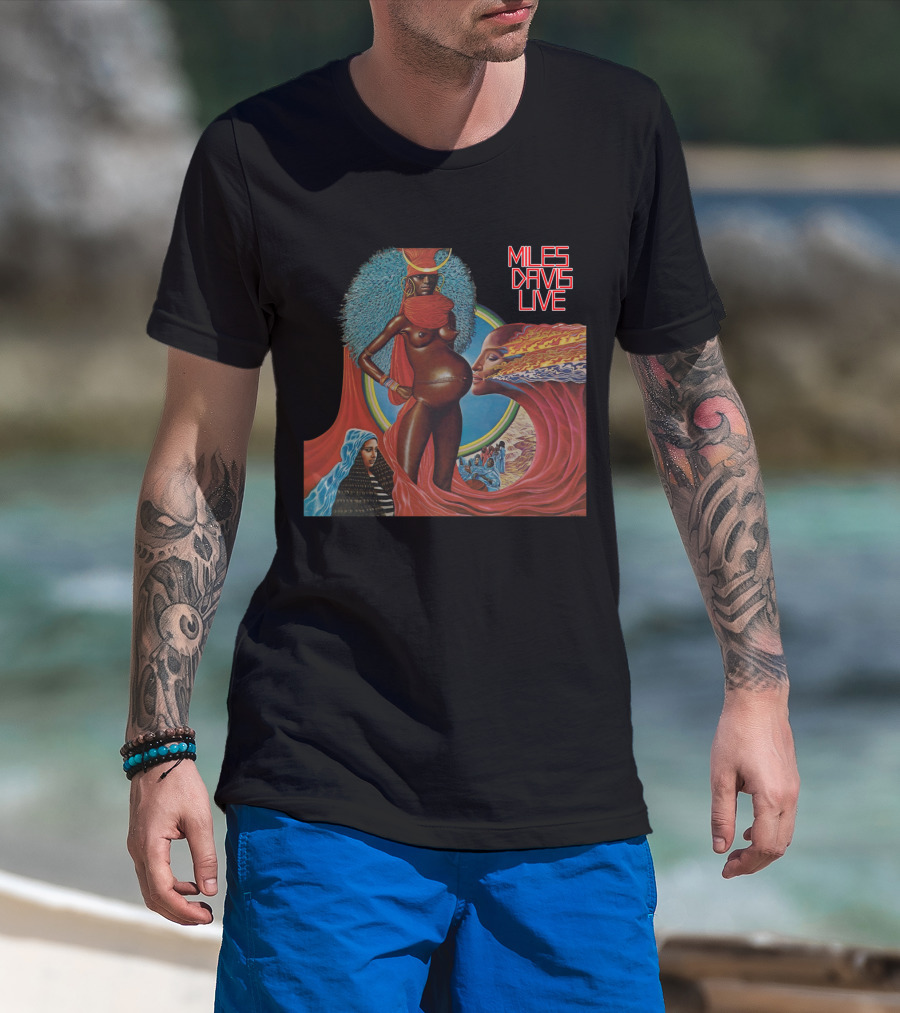 Miles Davis Live Mdv-Ms T-Shirt