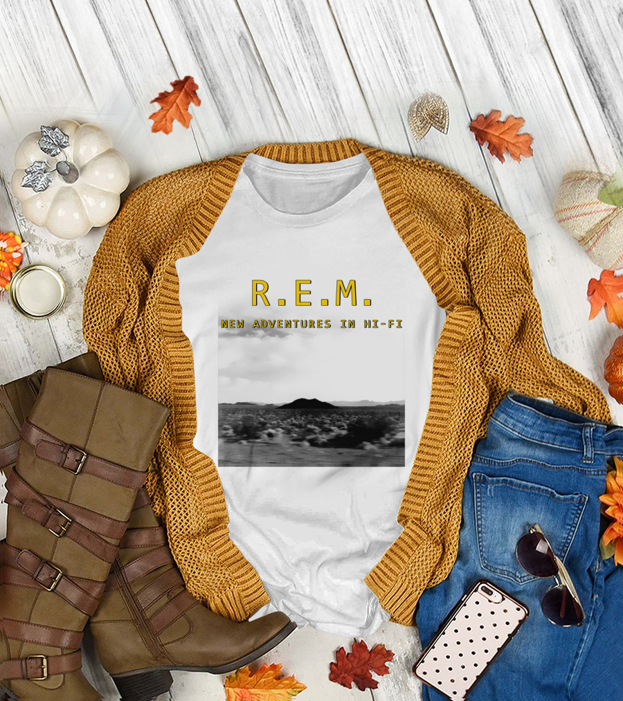 R.E.M. New Adventures in Hi-Fi Desert Landscape Photography T-Shirt