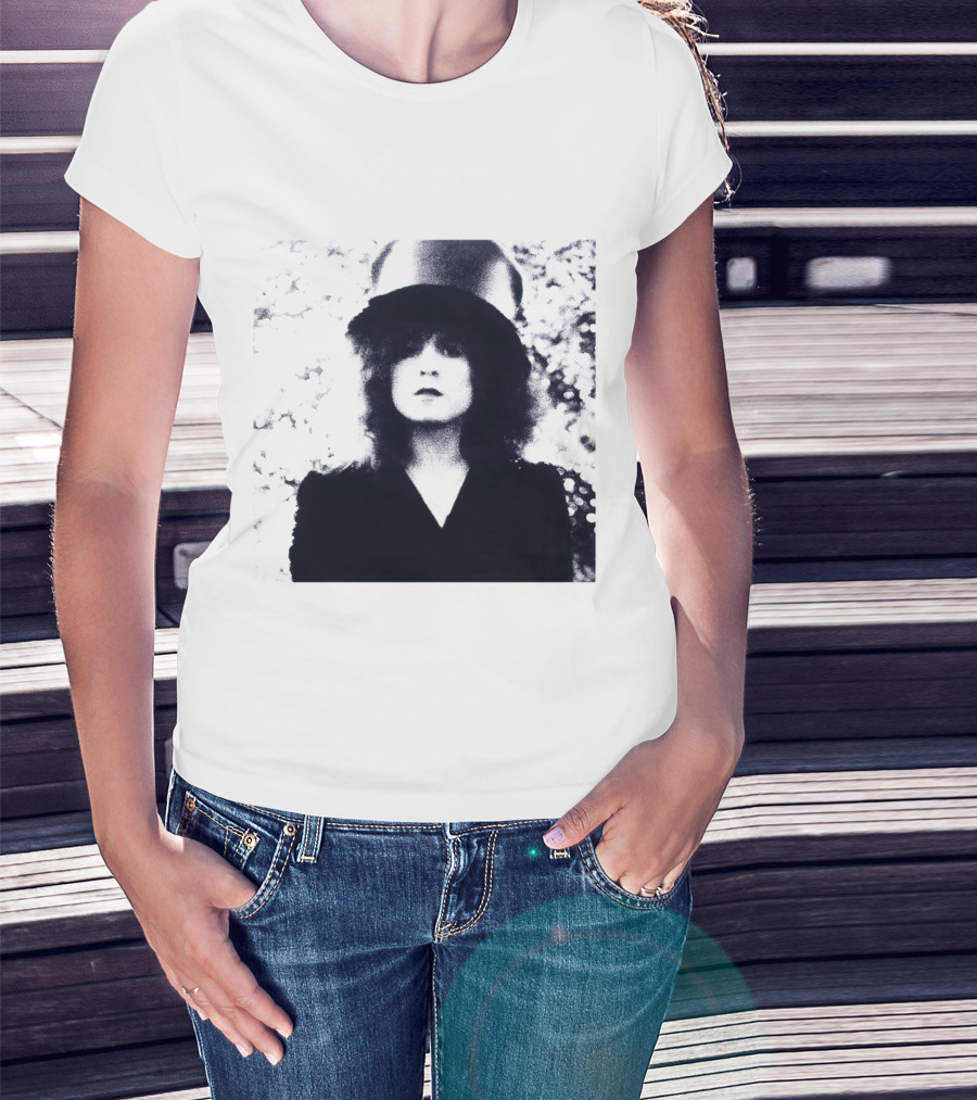 Marc Bolan Top Hat Monochrome Portrait Trx T-Shirt
