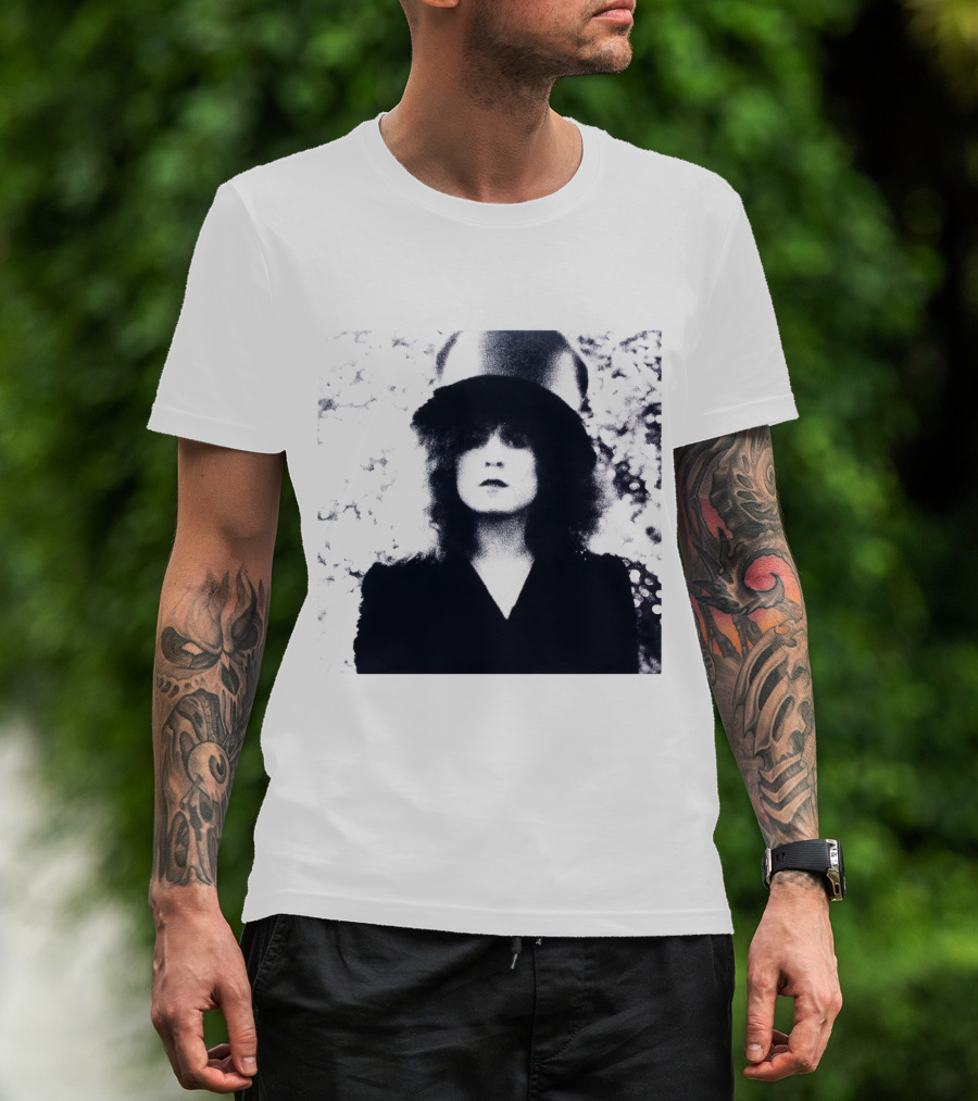 Marc Bolan Top Hat Monochrome Portrait Trx T-Shirt