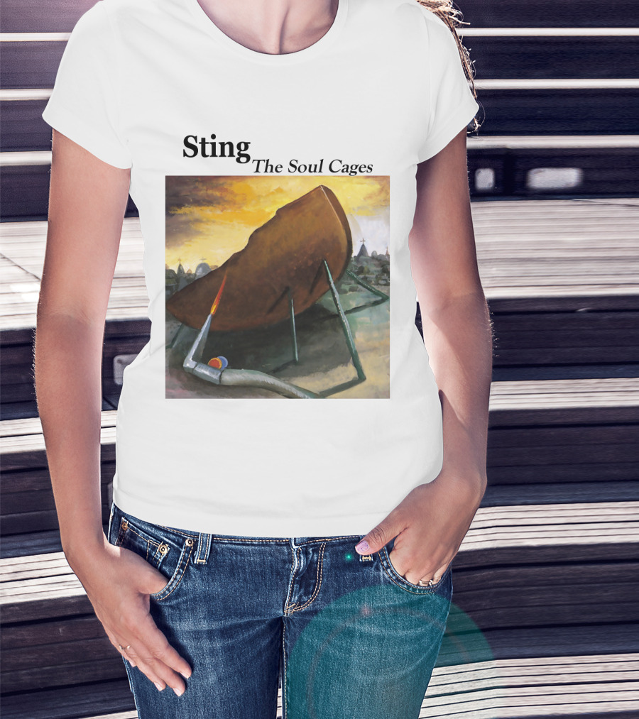 Sting The Soul Cages Album Cover Art T-Shirt