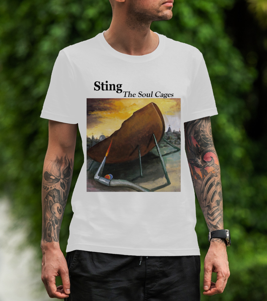 Sting The Soul Cages Album Cover Art T-Shirt