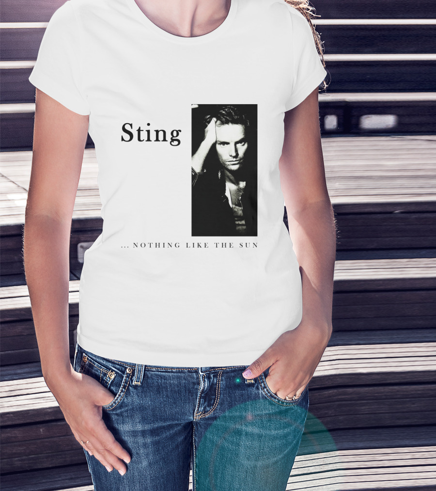 Sting ...Nothing Like The Sun Album Cover T-Shirt