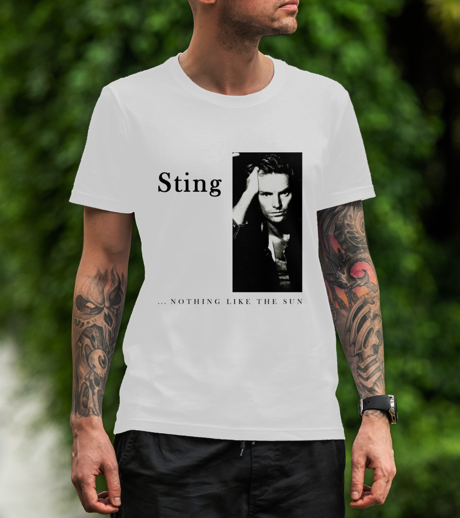 Sting ...Nothing Like The Sun Album Cover T-Shirt