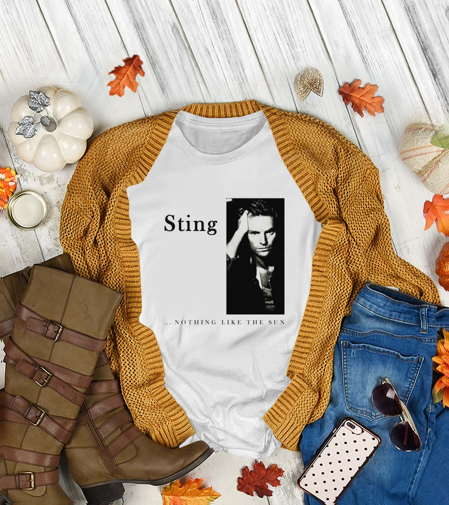 Sting ...Nothing Like The Sun Album Cover T-Shirt