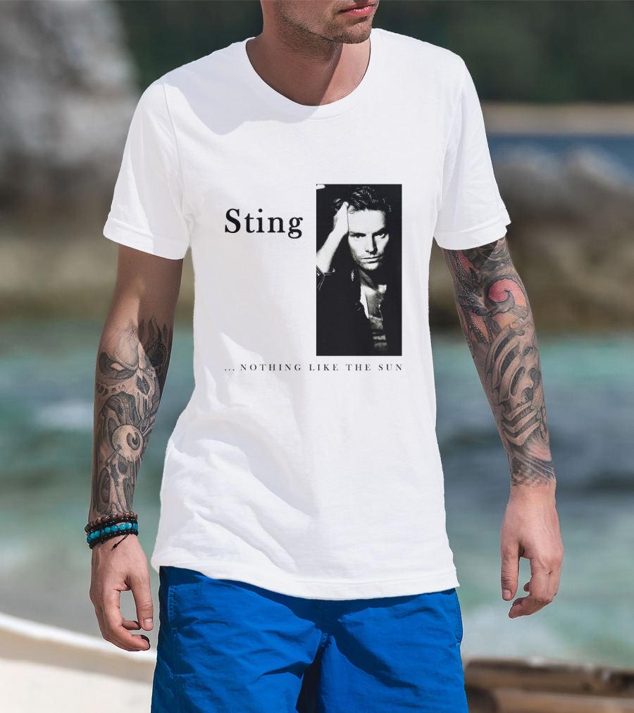 Sting ...Nothing Like The Sun Album Cover T-Shirt