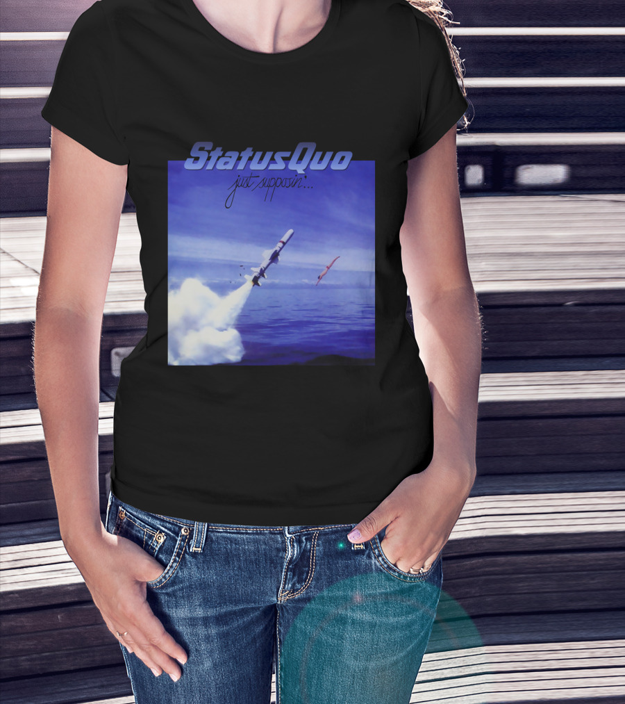 Status Quo Just Supposin. Ocean Rocket Launch T-Shirt