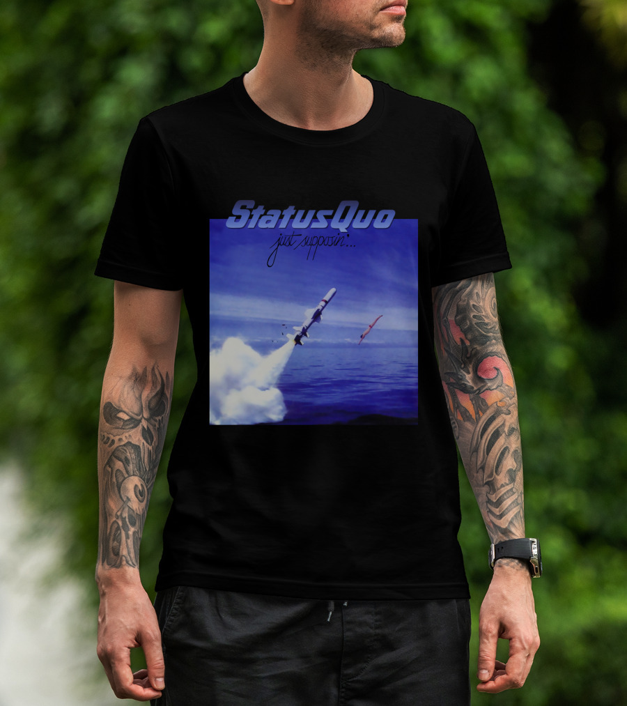 Status Quo Just Supposin. Ocean Rocket Launch T-Shirt