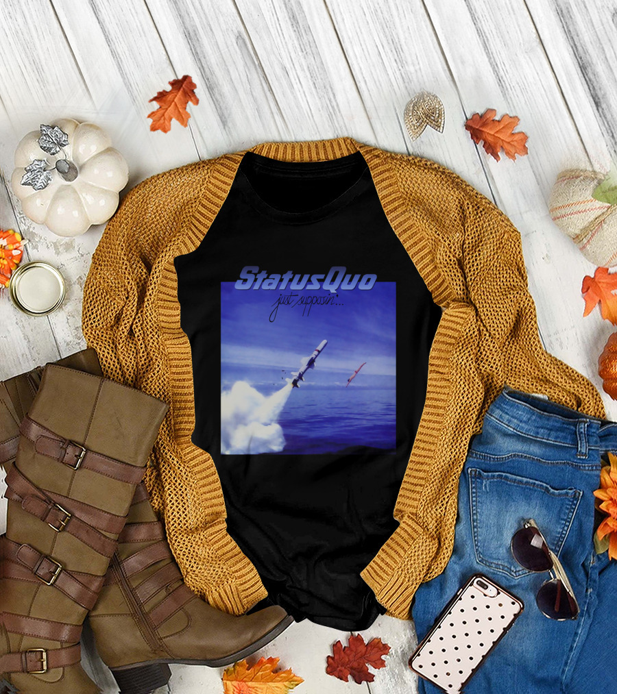Status Quo Just Supposin. Ocean Rocket Launch T-Shirt