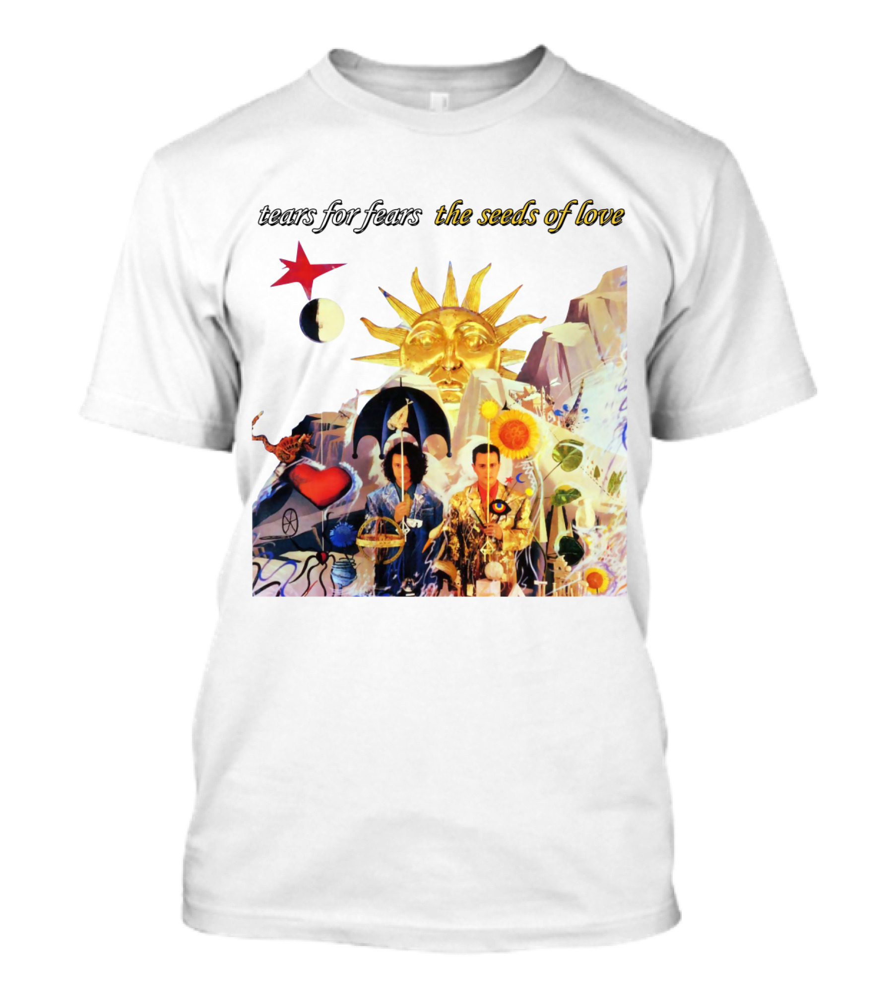 Tears For Fears The Seeds Of Love Album Cover Artwork T-Shirt