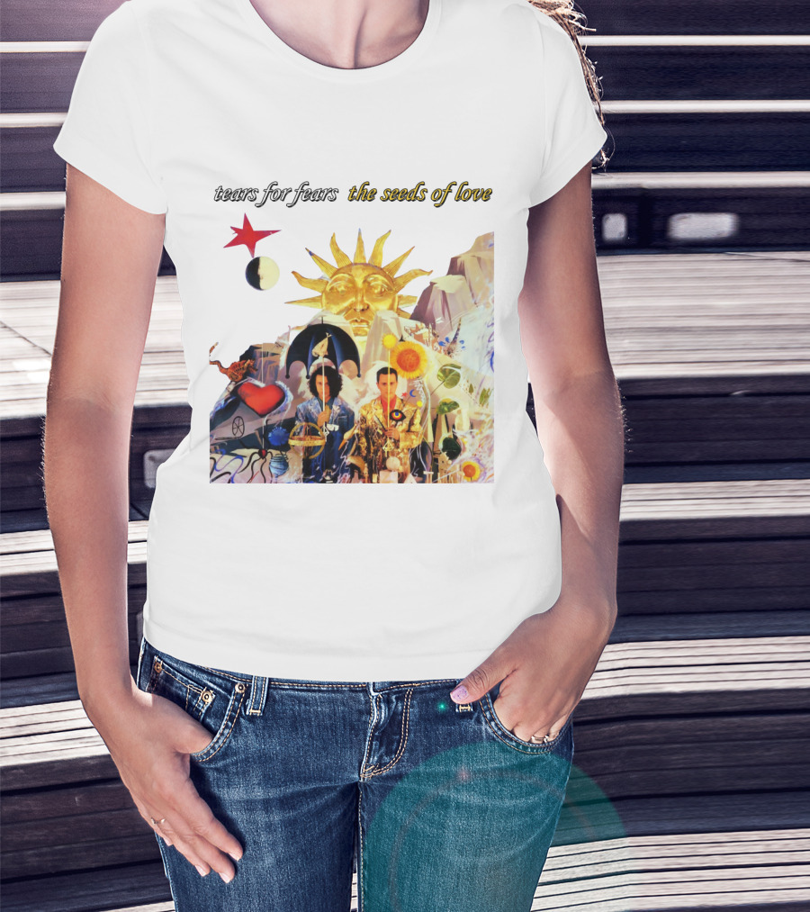 Tears For Fears The Seeds Of Love Album Cover Artwork T-Shirt