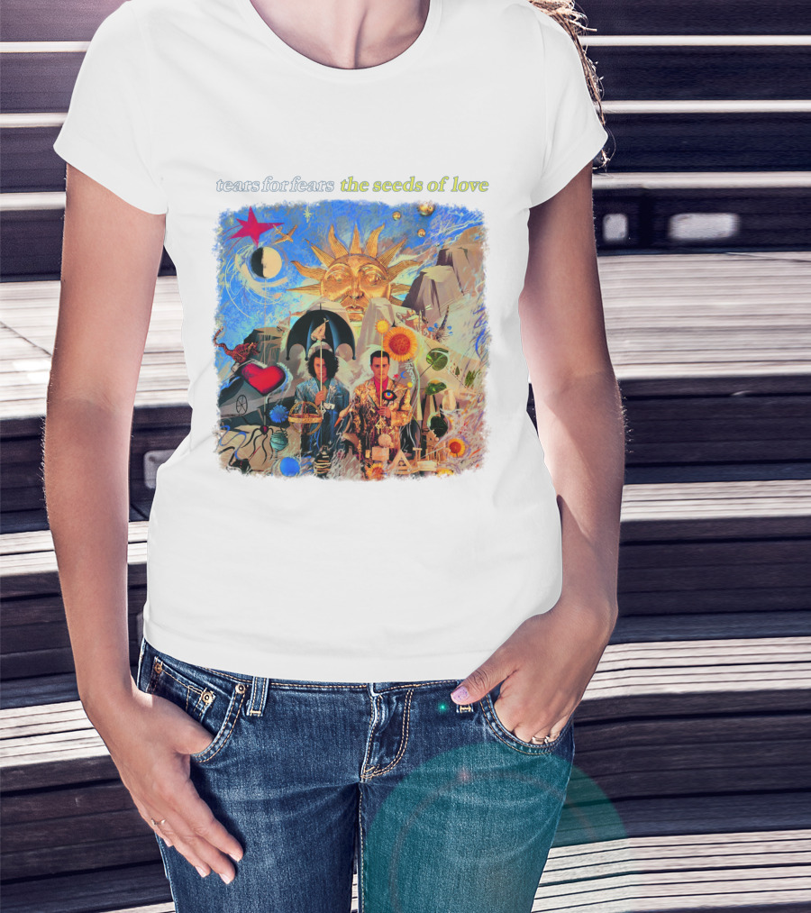 Tears For Fears The Seeds Of Love Sun Collage T-Shirt