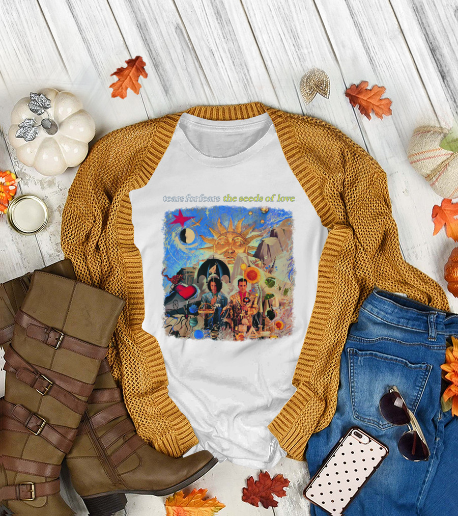 Tears for Fears The Seeds of Love Sun Collage T-Shirt