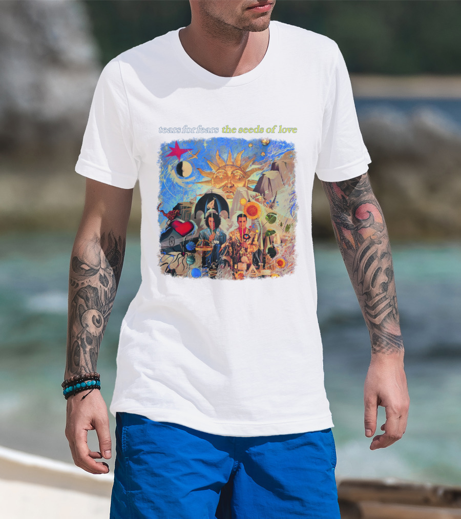 Tears For Fears The Seeds Of Love Sun Collage T-Shirt