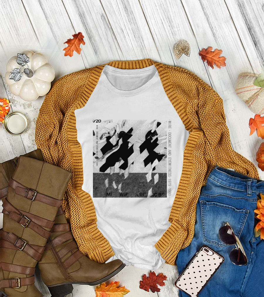 Wire Document and Eyewitness 1979 1980 v/20 M LE CB T-Shirt
