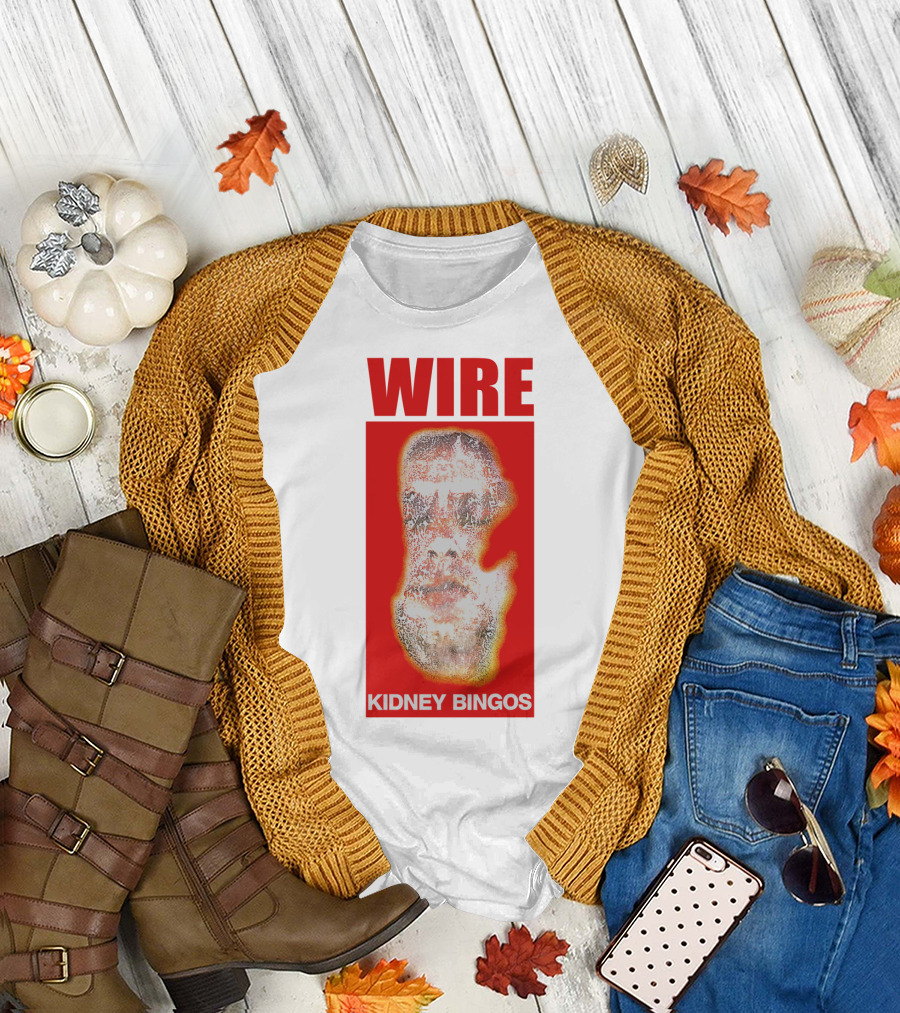 WIRE Kidney Bingos Red Face T-Shirt
