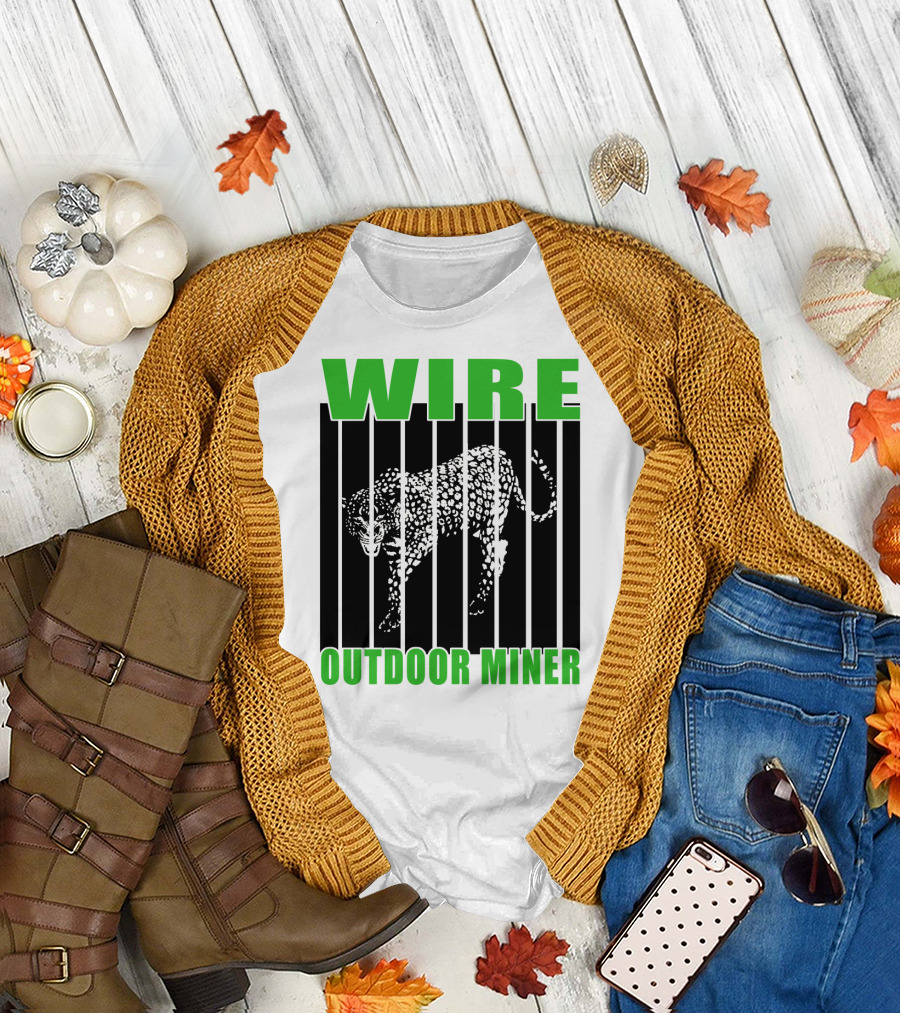 WIRE Outdoor Miner Leopard Bars T-Shirt