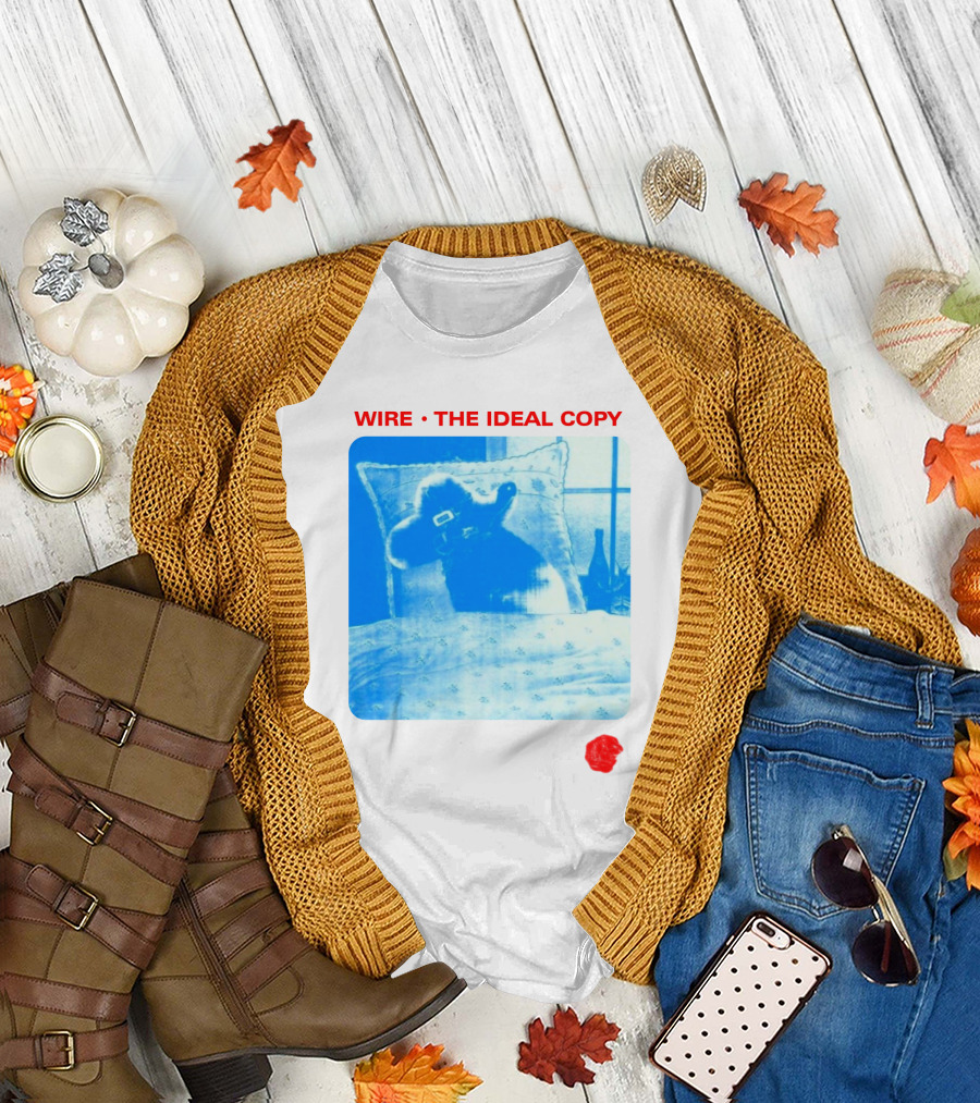 Wire The Ideal Copy Blue Dog on Pillow T-Shirt