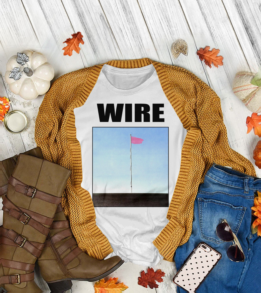 Wire Pink Flag Iconic Album Cover T-Shirt