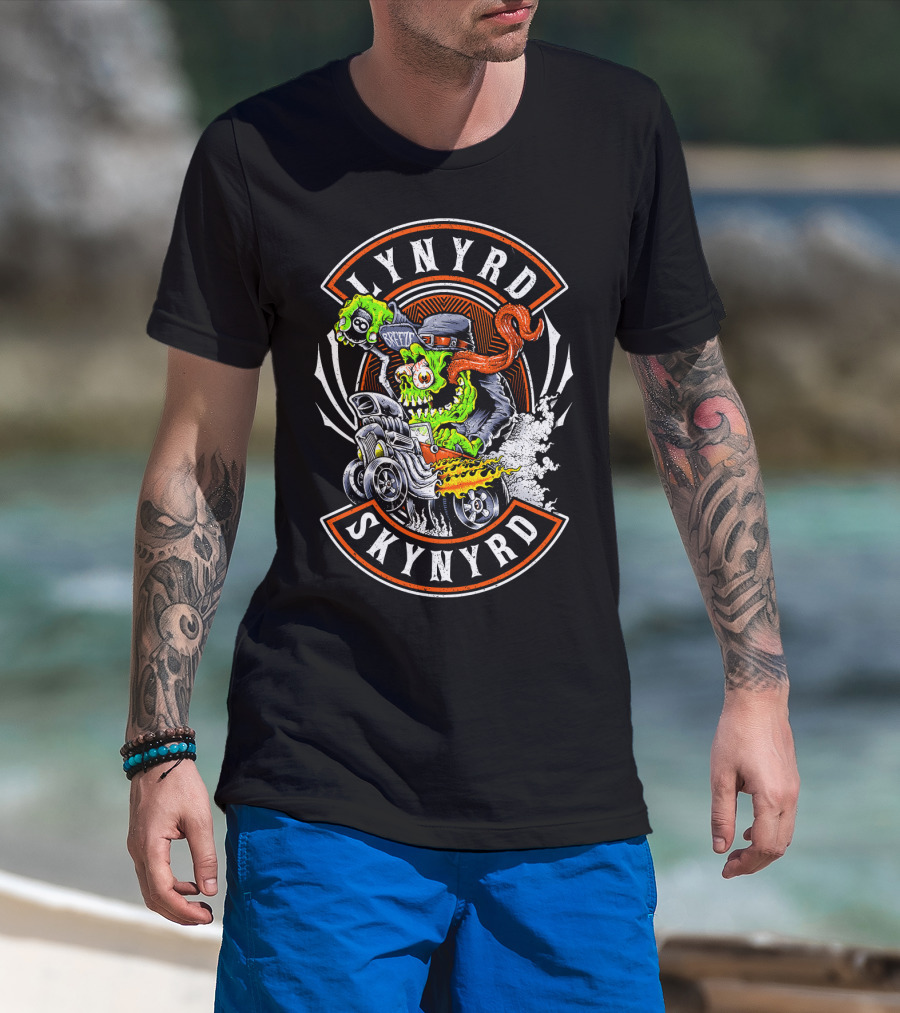 Lynyrd Skynyrd Monster Hot Rod T-Shirt