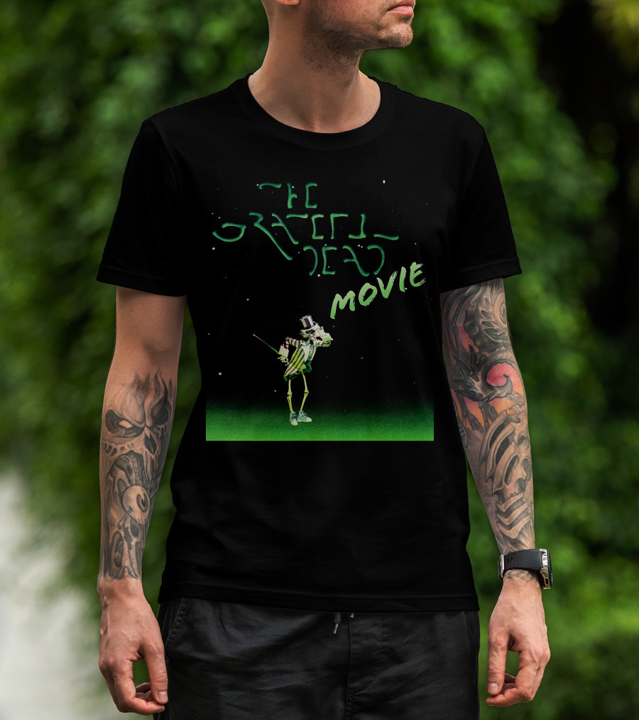 The Grateful Dead Movie Skeleton With Top Hat And Cane T-Shirt