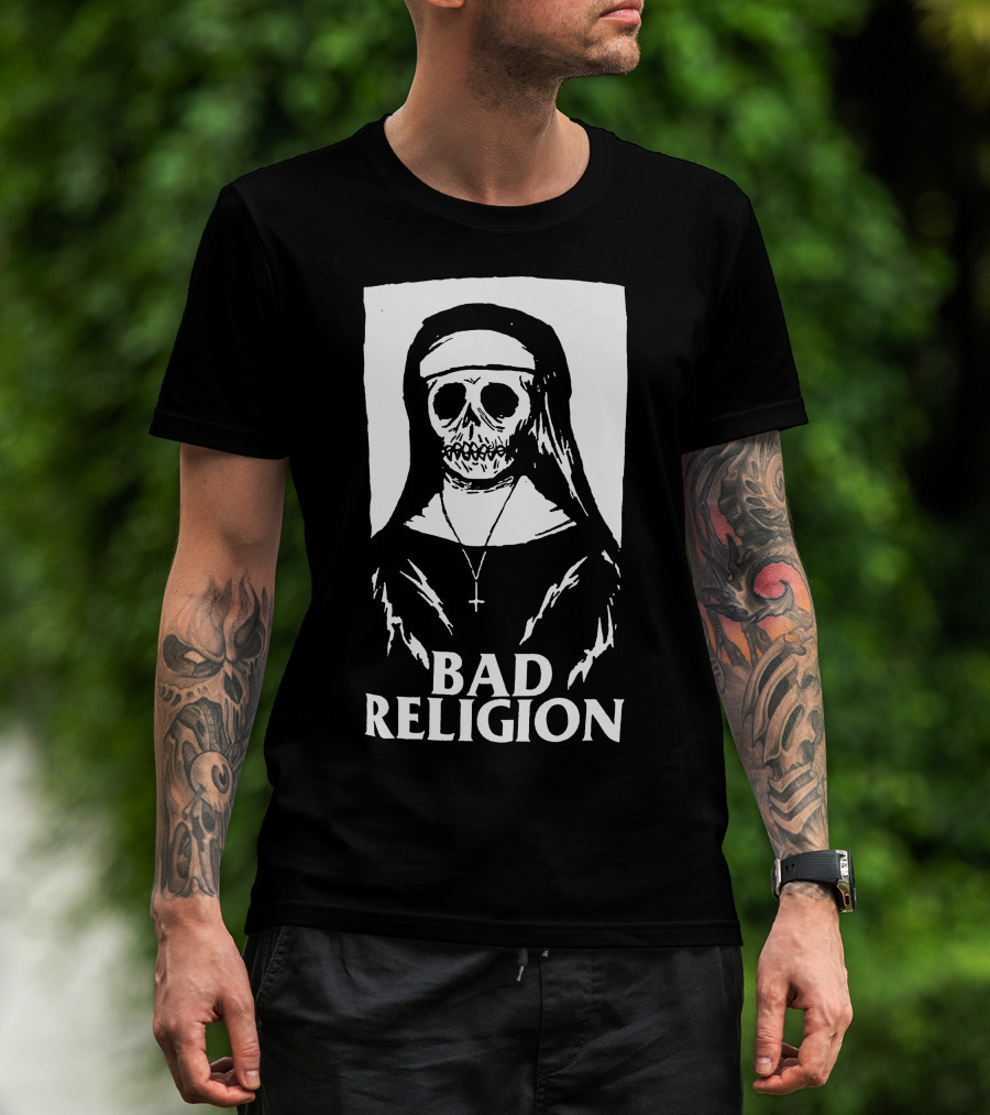 Bad Religion Skull Nun T-Shirt