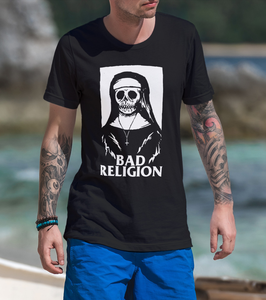 Bad Religion Skull Nun T-Shirt
