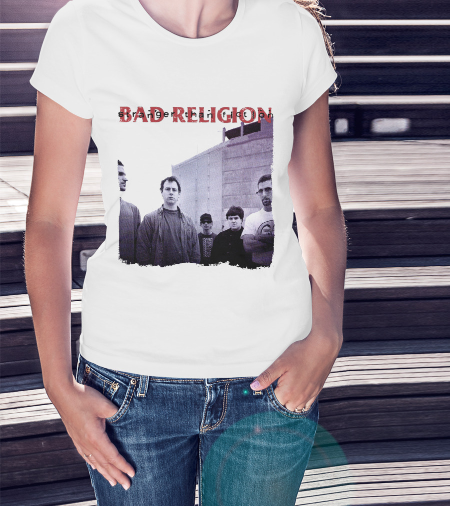 Bad Religion Band Photo На Тёмном Фоне T-Shirt