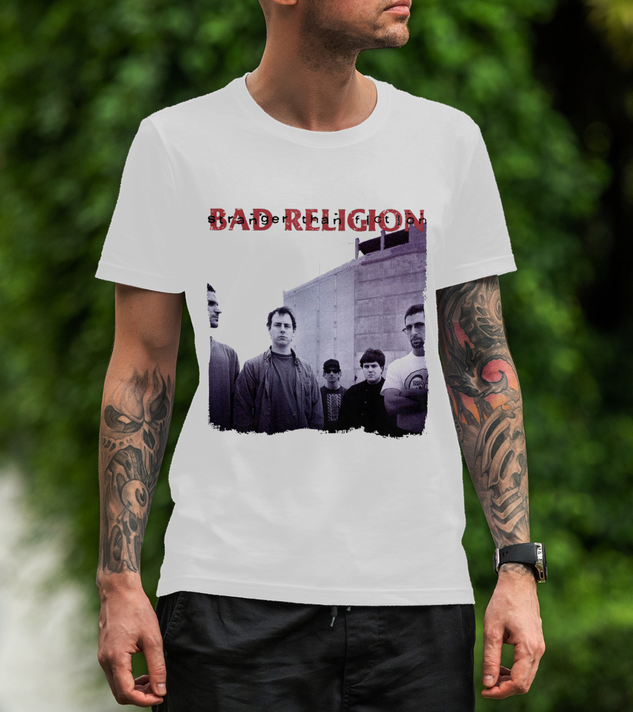 Bad Religion Band Photo На Тёмном Фоне T-Shirt