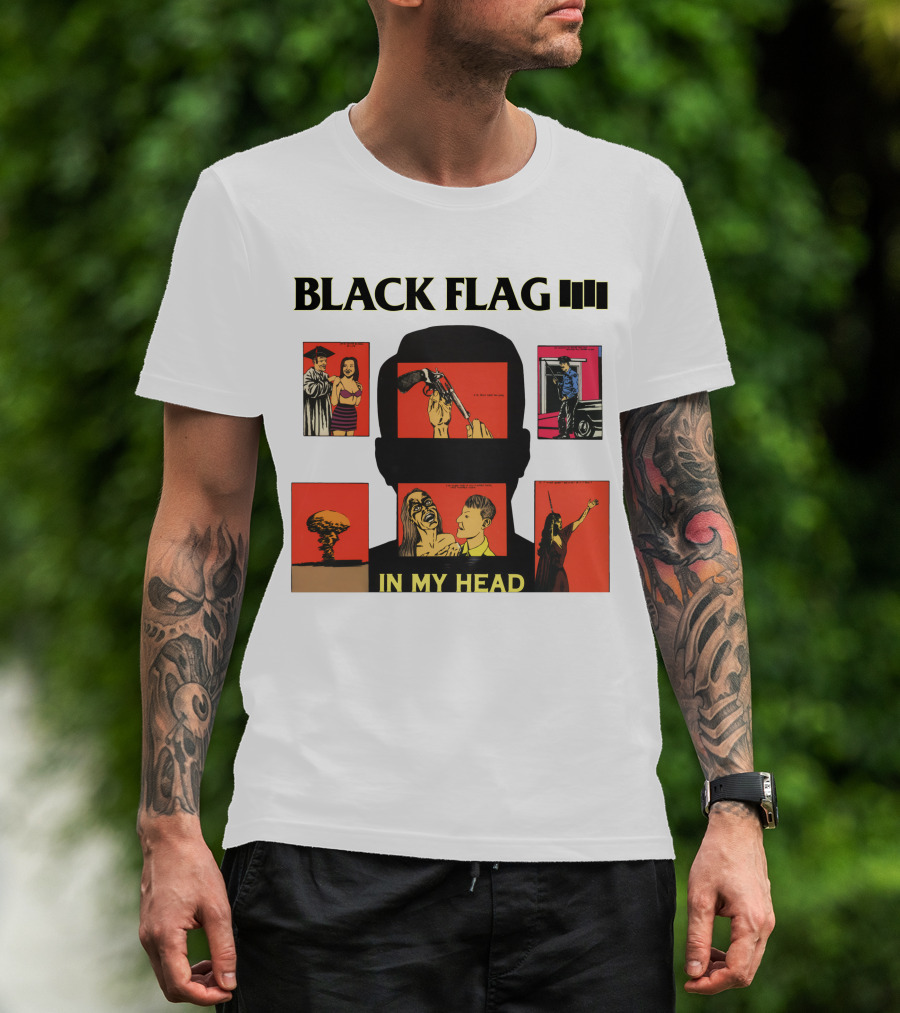 Black Flag In My Head T-Shirt