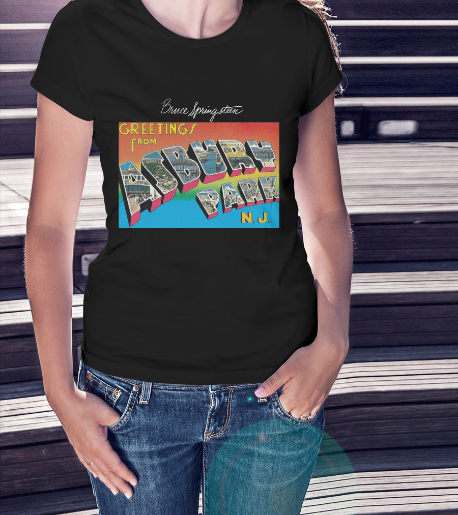 Bruce Springsteen Greetings From Asbury Park N.j. T-Shirt