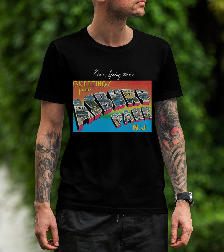 Bruce Springsteen Greetings From Asbury Park N.j. T-Shirt