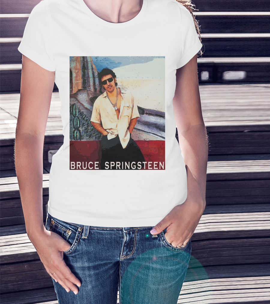 Bruce Springsteen Retro Sunglasses Style Music Legend T-Shirt