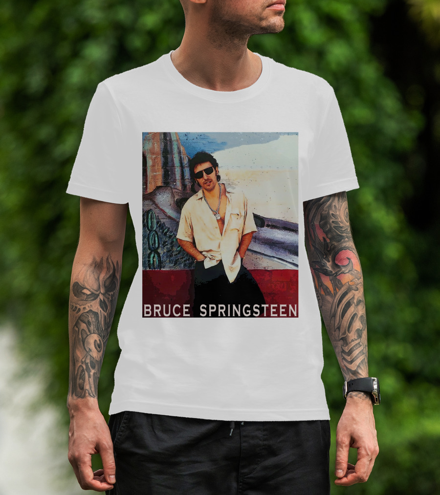 Bruce Springsteen Retro Sunglasses Style Music Legend T-Shirt