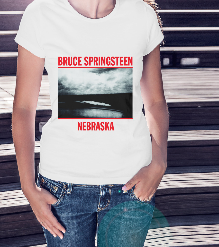 Bruce Springsteen Nebraska Album Cover Brs T-Shirt