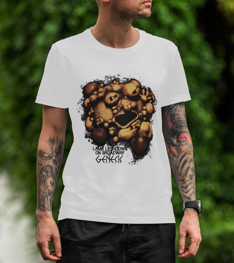 Genesis Lamb Lies Down On Broadway Album Art Bubble Mask T-Shirt