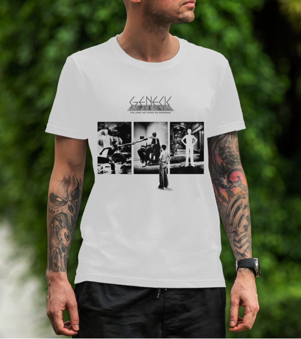 Genesis The Lamb Lies Down On Broadway Album Cover Art T-Shirt
