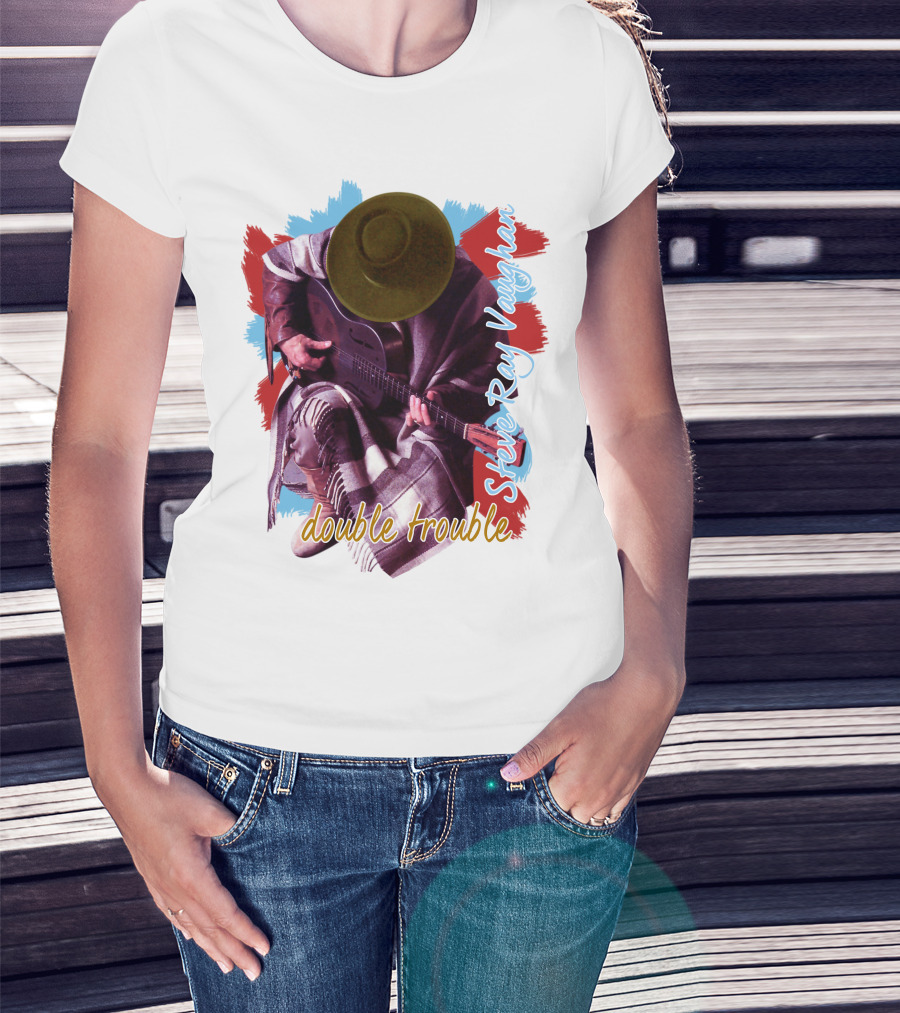 Steve Ray Vaughan Double Trouble T-Shirt