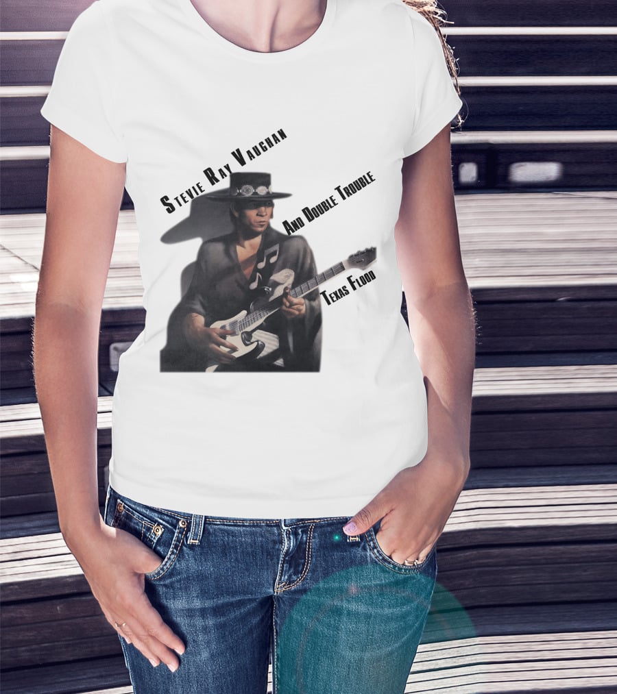 Stevie Ray Vaughan And Double Trouble Texas Flood T-Shirt