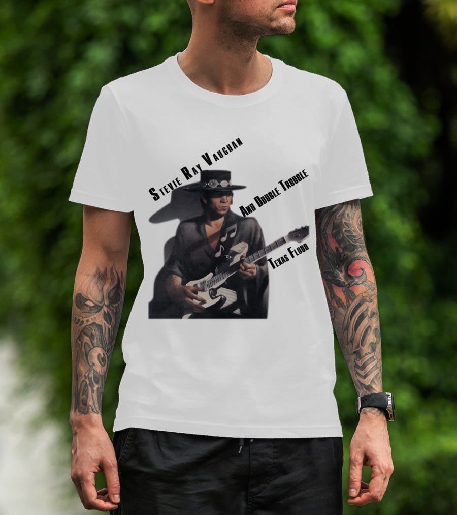 Stevie Ray Vaughan And Double Trouble Texas Flood T-Shirt