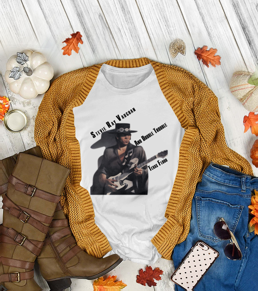 Stevie Ray Vaughan And Double Trouble Texas Flood T-Shirt