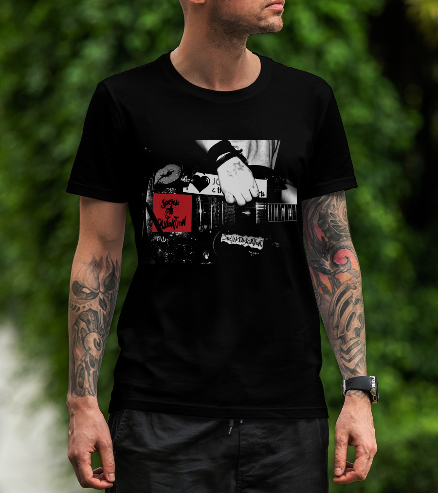 Social Distortion Guitar Punk Rock T-Shirt