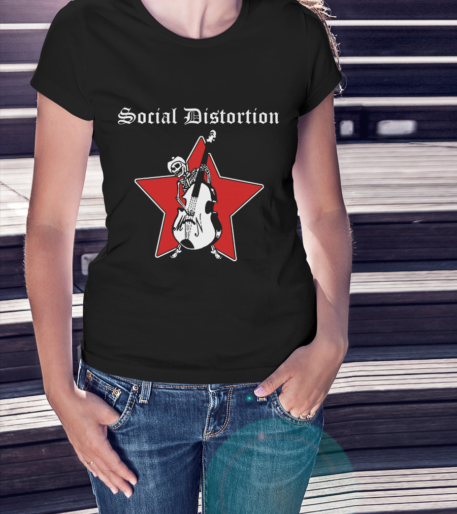 Social Distortion Skeleton Star T-Shirt