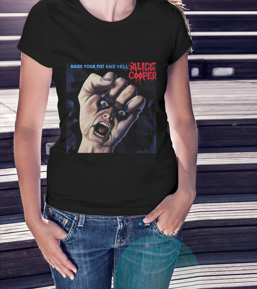 Raise Your Fist And Yell Alice Cooper T-Shirt
